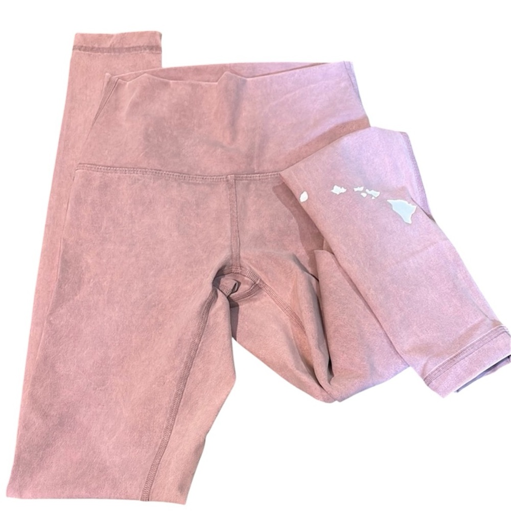 Lululemon Athletica Pink Leggings High Waist Full Length- Hawaii exclusive
